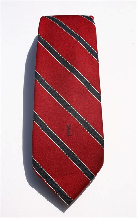 yves saint laurent tie vintage